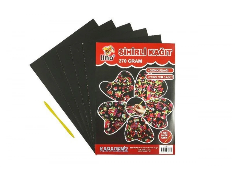 Lino Sihirli Kağıt 5 Li 270 Gr (20X30 Cm)