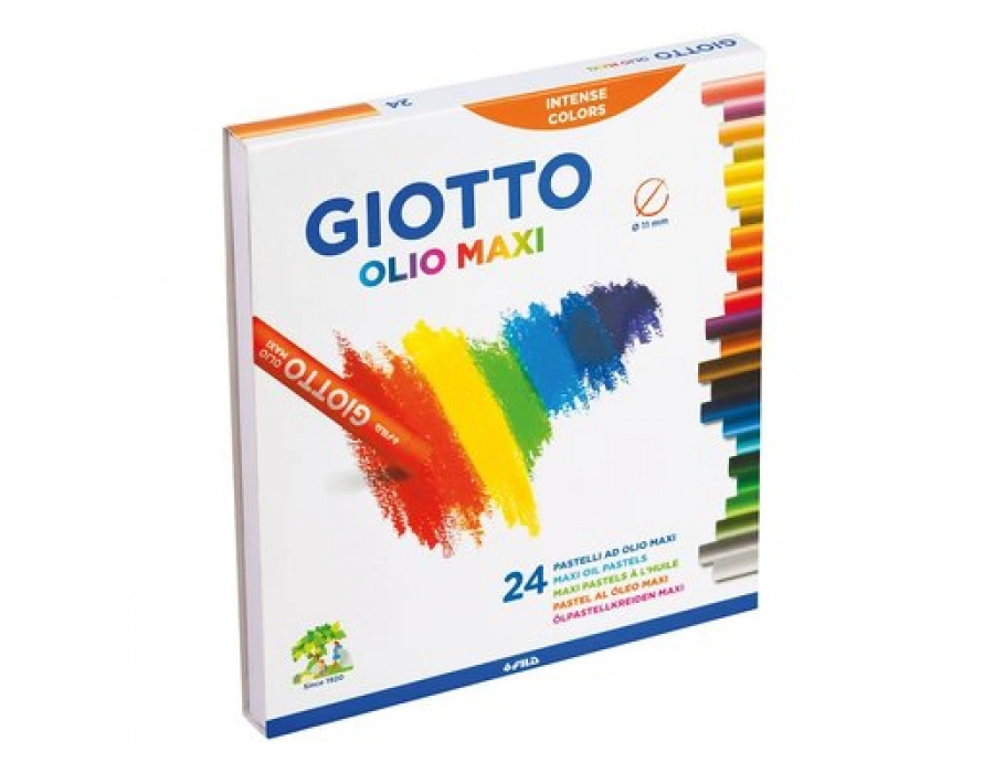 Giotto Olio 24lü Kutu Yağlı Pastel Silindir