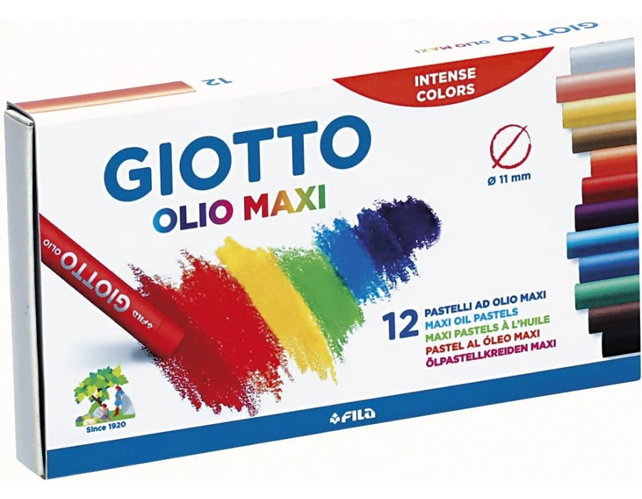 Giotto Olio Yağlı Pastel Boya 12 Renk