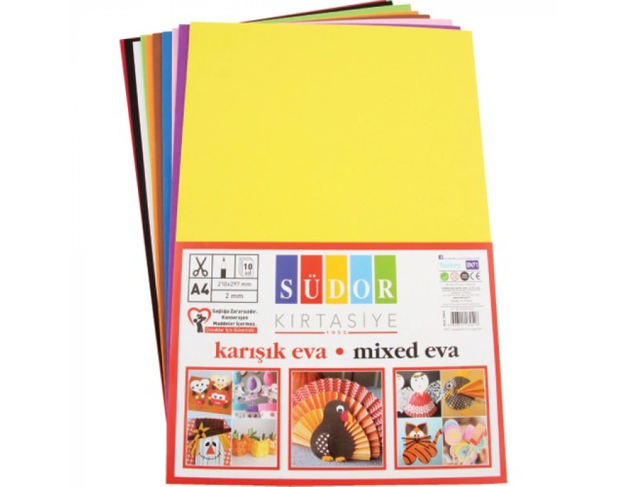 Südor Eva 20X30 Cm 2 Mm 10 Renk Karışık