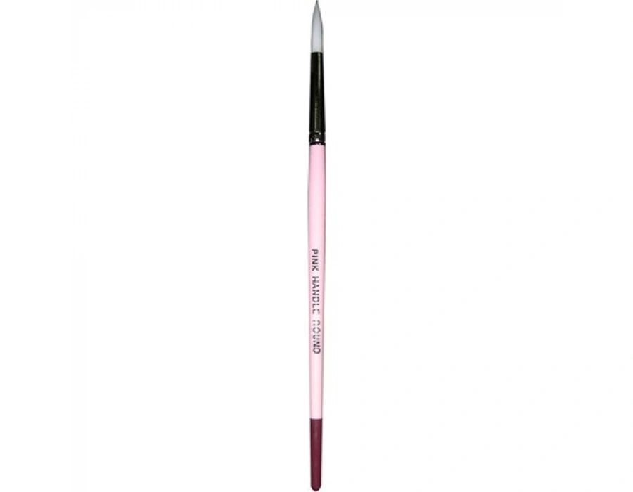 Van Gogh : 151- 191Serisi : Sentetik Beyaz Kıl pembe Sulu Boya Fırçası : Yuvarlak Uç : No 6