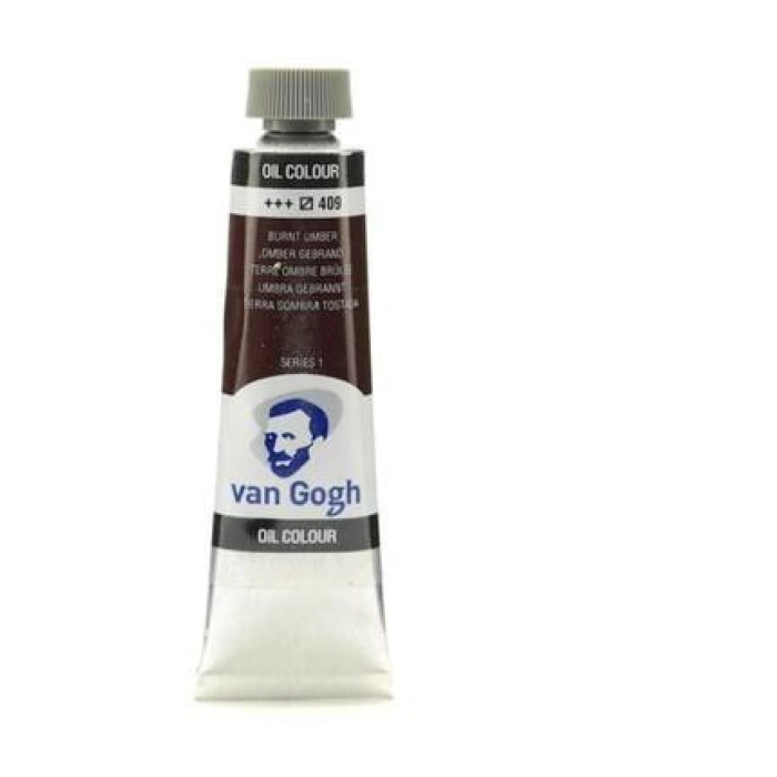 Talens Van Gogh 409 Boya 40 ml. Burnt Umber