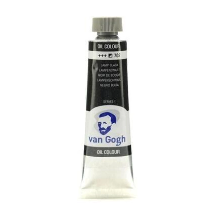 Talens Van Gogh 702 Yağlı Boya 40 ml.  Lamp Black