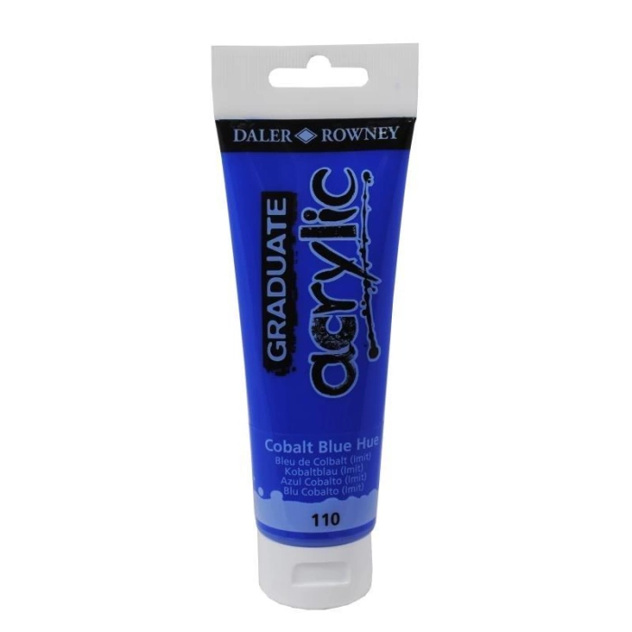 Daler Rowney Graduate 110 Akrilik Boya 120ml Cobalt Blue Hue