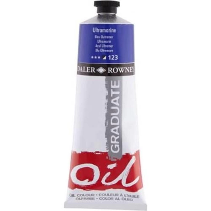 Daler Rowney Graduate 123 Yağlı Boya 200 ml  Ultmarine