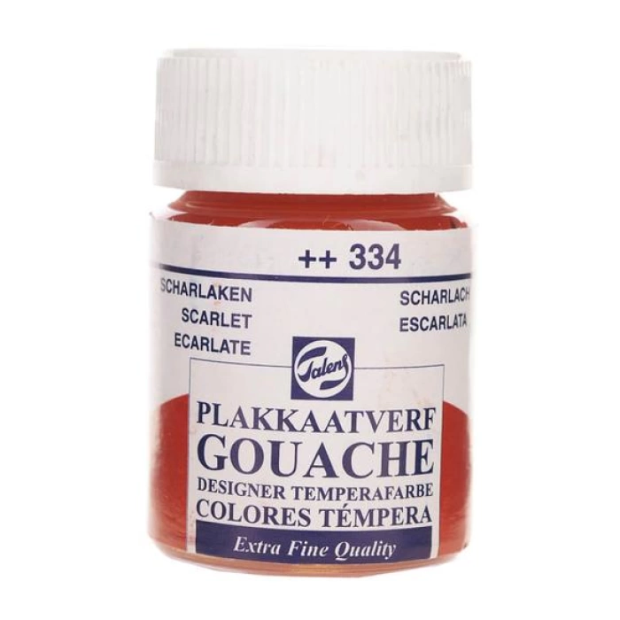 Talens Kırmızı Guaj Boya 16 ml Scarlet 334 gouache