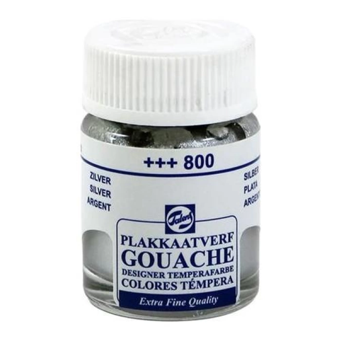 Talens Guaj Boya 16 ml 800 Metalik Gümüş gouache