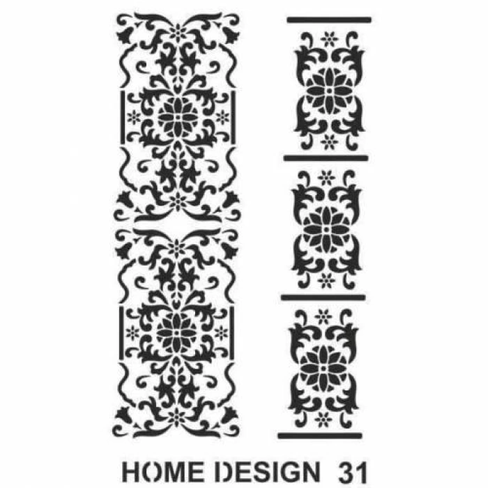 HDS31 aRTEBELLA Home desingn Stencil 35x50 cm