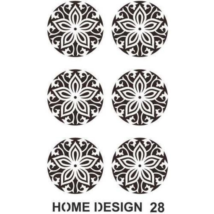 HDS28 aRTEBELLA Home desingn Stencil 35x50 cm