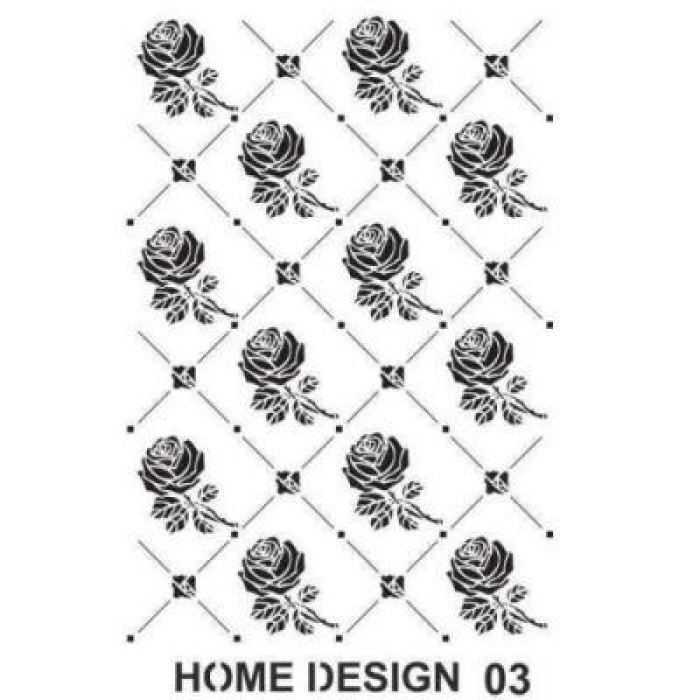 HDS03 aRTEBELLA Home desingn Stencil 35x50 cm