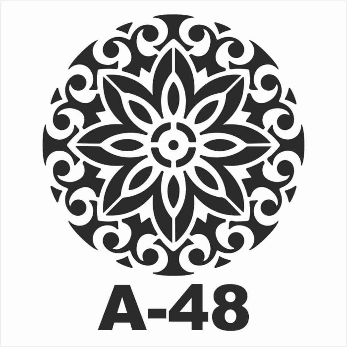 A-48 Artebella Stencil 20x20 Cm