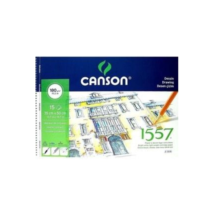 Canson 1557 Eskiz Defteri 120gr. 40 Yaprak. A3