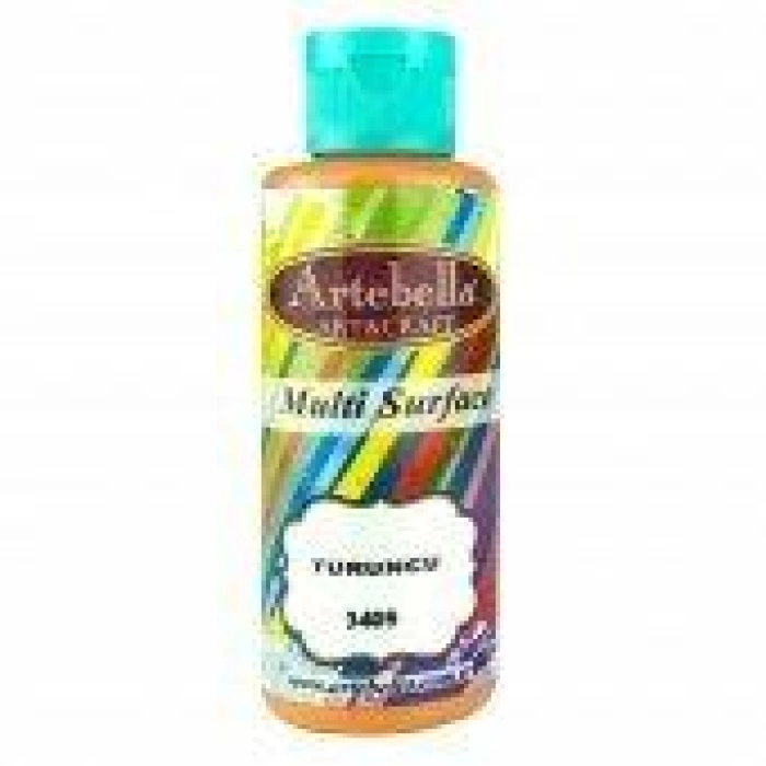 Artebella multi surface boya 3409130 turuncu 130 ml