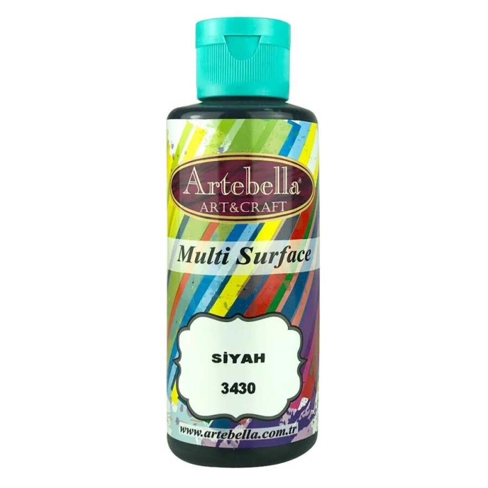 3430130 Artebella Multı Surface Boya 130cc Siyah