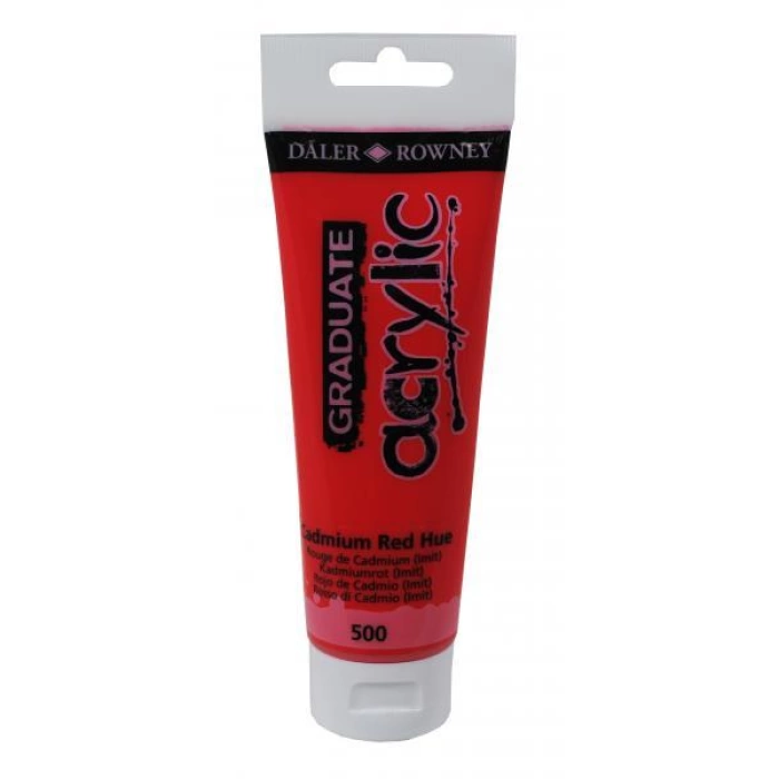 Daler Rowney Graduate Akrilik Boya 120ml Cadmium Red Hue (500