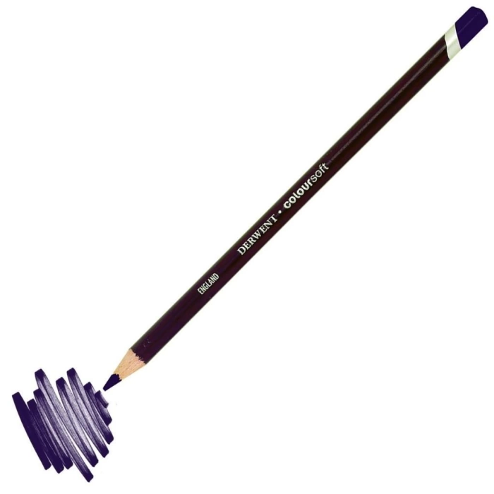 Derwent Coloursoft Pencil Yumuşak Kuruboya Kalemi C250 Purple