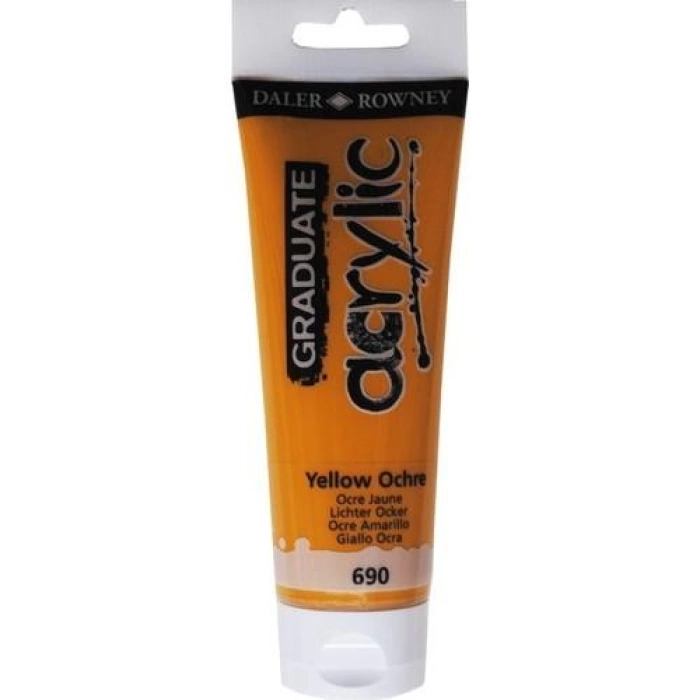 Daler Rowney Graduate Akrilik Boya 120ml Yellow Ochre