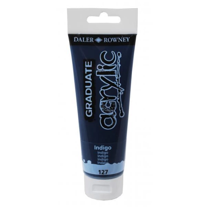 DALER ROWNEY 120 ML GRADUATE AKRİLİK BOYA 127 INDİGO