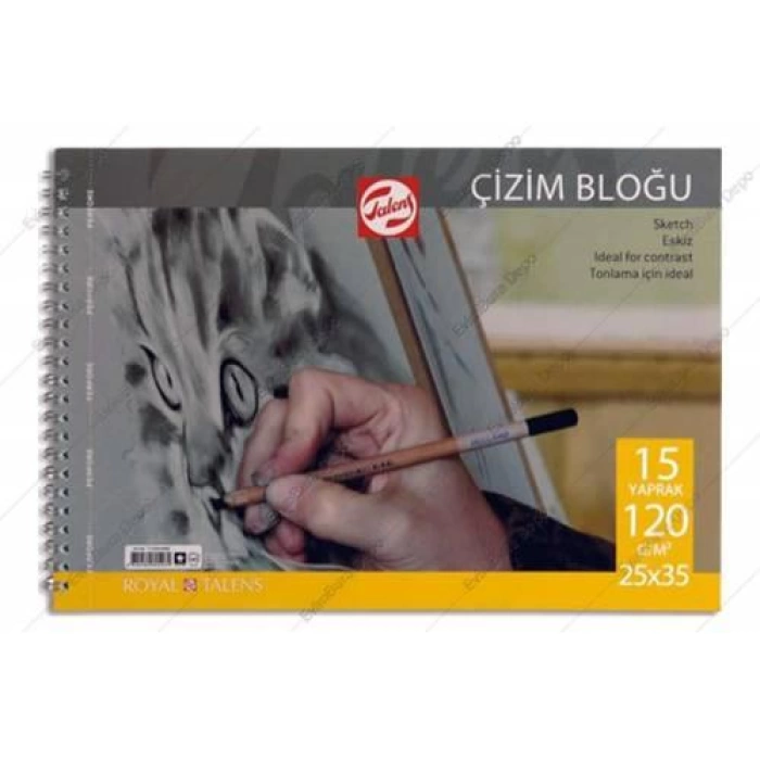 Talens Çizim Bloğu 120 gr A5 40 Yaprak