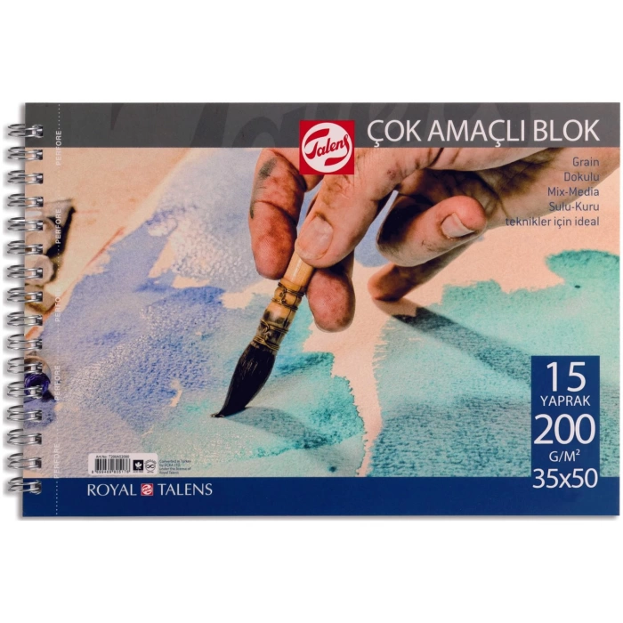 TALENS ÇOK AMAÇLI RESİM BLOKLARI 200GR 35x50 15YP