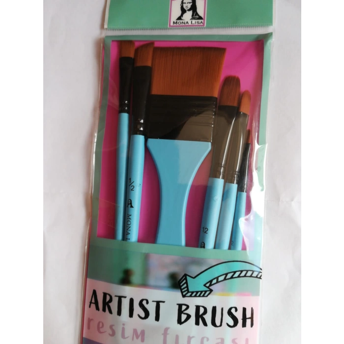 Mona lisa Çok Amaçlı Fırça Seti 6 Parça Multi purpose Brushes