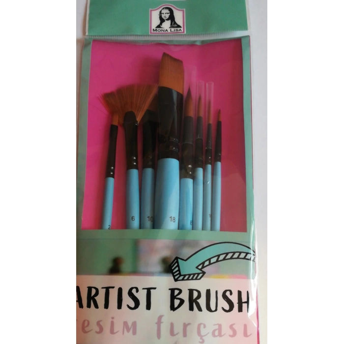 Mona lisa Çok Amaçlı Fırça Seti 8 Parça Multi purpose Brushes