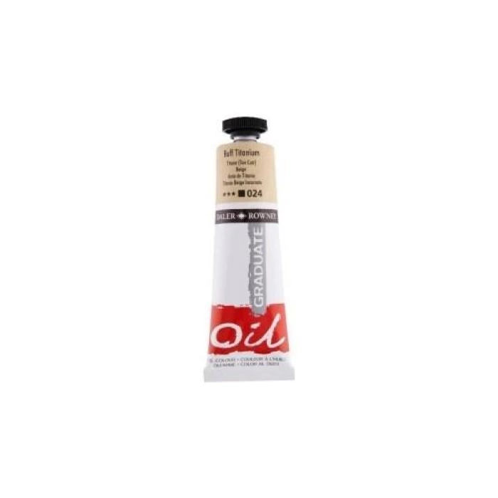 Daler Rowney Graduate Yağlı Boya 38 ml 024 Buff Titanium