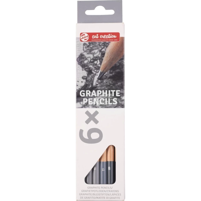 Talens Art Creation Graphite Pencils Dereceli Karakalem Eskiz Çizim Seti 6lı