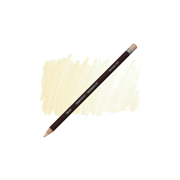 Derwent Coloursoft Pencil Yumuşak Kuruboya Kalemi C570 Pale Peach