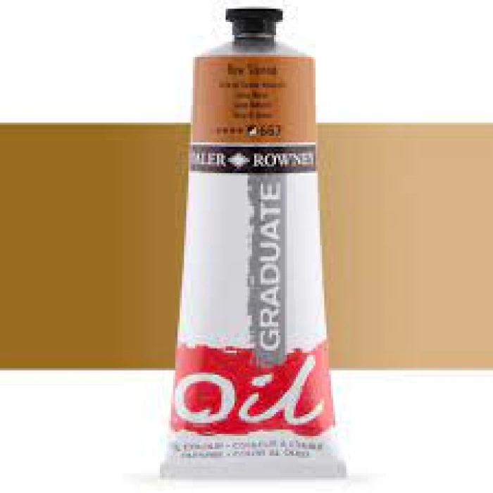 Daler Rowney Graduate Yağlı Boya 38ml 667 Raw Sienna