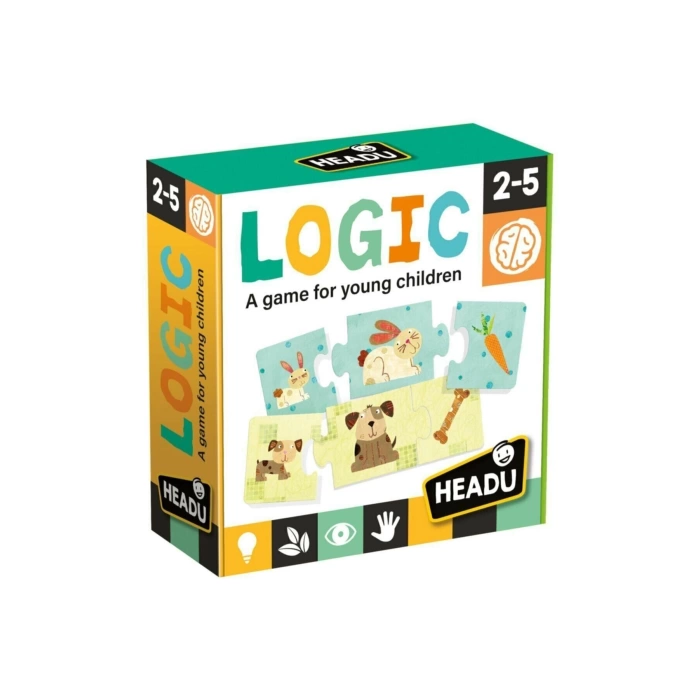 HEADU LOGIC (2-5 YAŞ) 3 Parçalı Hayvan Yapbozu