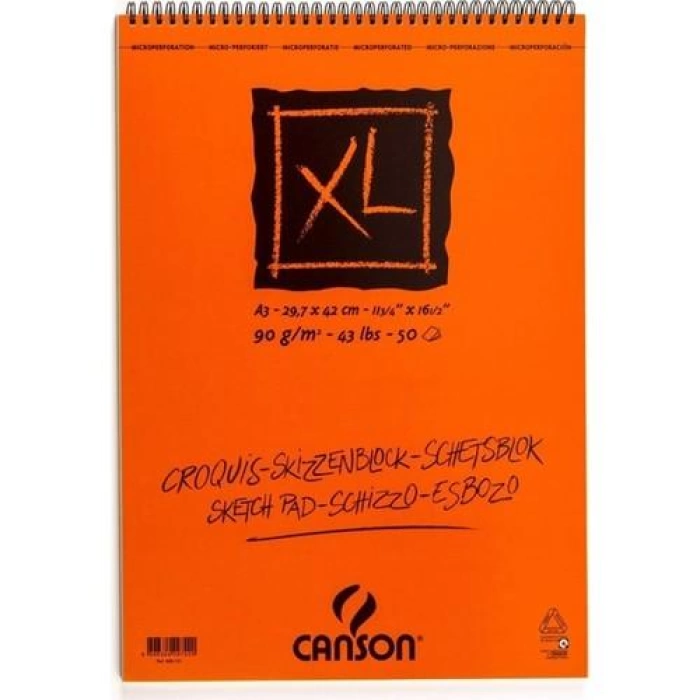 Canson Eskiz K. A3 Xl Croquis 90 Gr 50Yp 9050A3Us