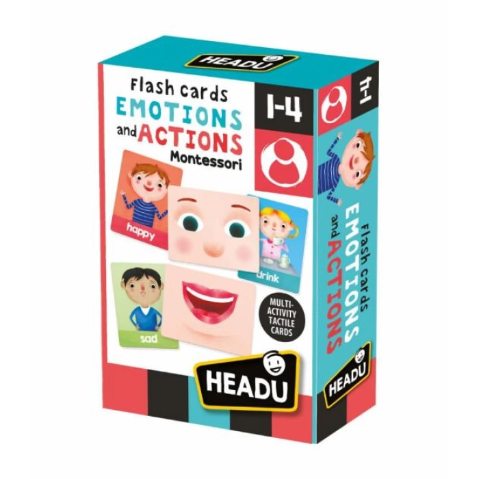 HEADU FLASHCARDS EMOTIONS AND ACTIONS (1-4 YAŞ)