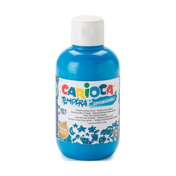 CARİOCA TEMPERA SULUBOYA SÜPER YIKANABİLİR MAVİ 250 ML.