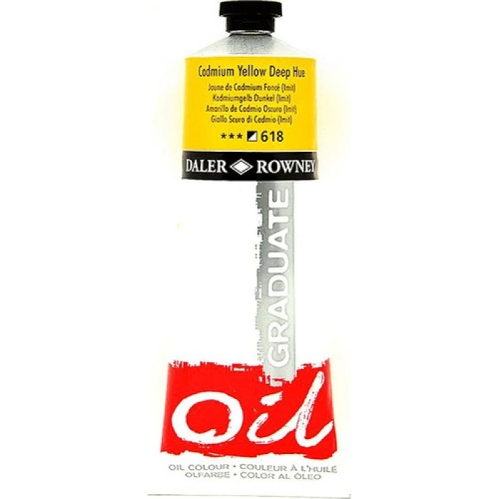 Daler Rowney Yağlı Boya Graduate 38 ML-618 Cadmium Yellow Deep Hue