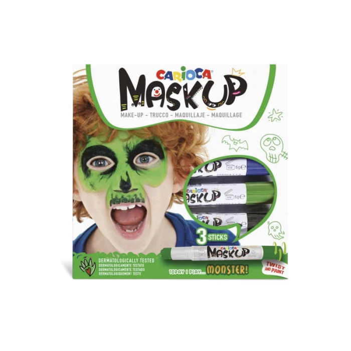 Maskup Yüz Boyası Monster 3lü Carioca