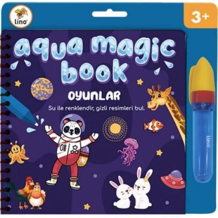 LİNO AQUA MAGİC BOOK OYUNLAR (SİHİRLİ BOYAMA KİTABI)