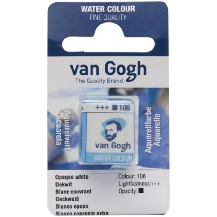 Van Gogh Profesyonel Sulu Boya Tablet Tekli No: 106 - Opaque White