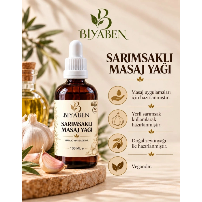 Sarımsaklı Masaj Yağı