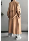 Kadın Camel Trençkot 0990-2635