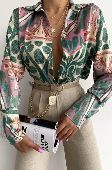 Kadın Ekru Köstek Detaylı Kemer 1043-0012