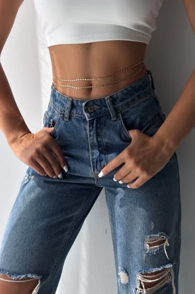 Kadın Gold Bel Zinciri 1043-0017