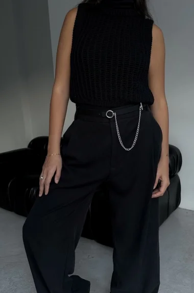 Kadın Silver Sallantı Zincir Kemer 1043-0015