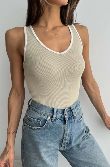 Kadın Taş Biyeli Atlet 0709-4004