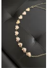 Kadın Gold Kalpli Zincir 1043-0020