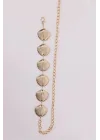 Kadın Gold Midye Zincir Kemer 1043-0010