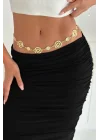 Kadın Gold Spiral Figürlü Bel Zinciri 1043-0006