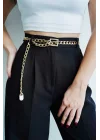 Kadın Gold Zincir Kemer 1043-0008