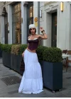 Kadın Mürdüm Agraflı Korse Büstiyer 1026-221826
