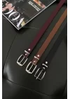 Kadın Original Basic Dikdörtgen 3l ü Set Kemer 1043-0002